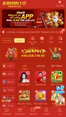TẢI APP Ứng dụng 68WIN10